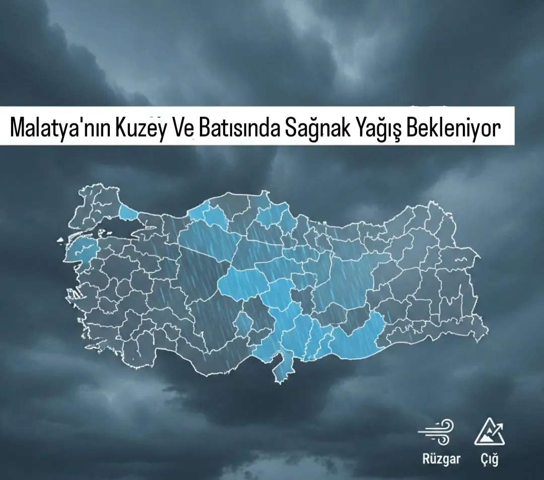 Malatya’da Sağanak Uyarısı
