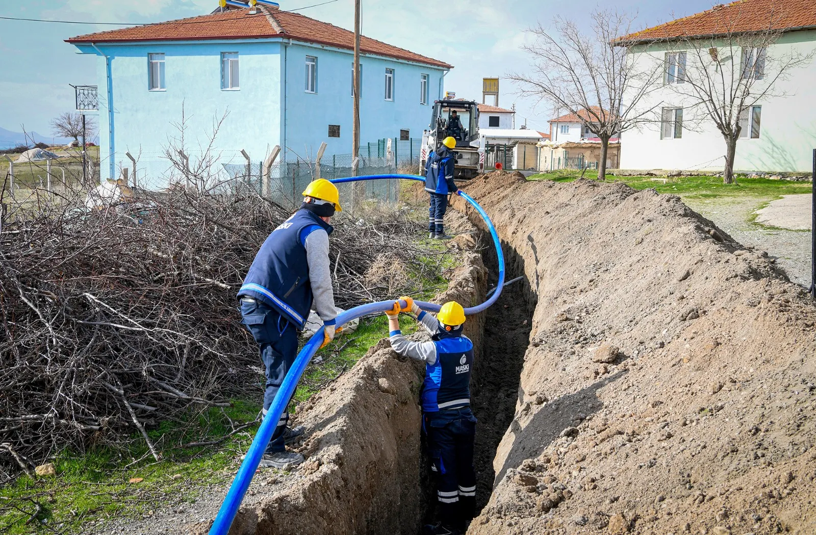 Arguvan İçmece Mahallesi’nde 40 Yıllık İçme Suyu Hattı Yenilendi