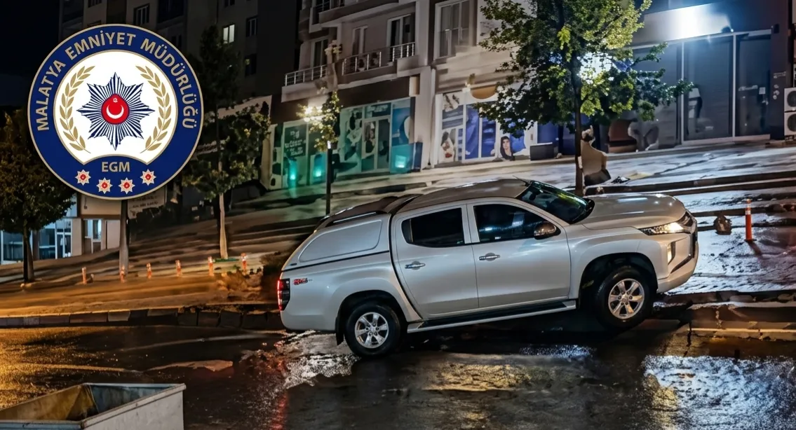 Yeşilyurt’ta Park Halindeki Araçlara Çarpan Şüpheli Yakalandı
