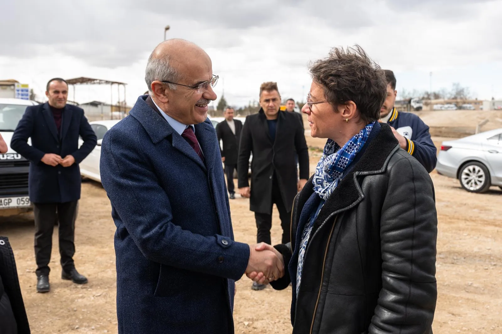 Başkan Sami Er, Fransız Heyetle Enkaz Ayrıştırma Alanını İnceledi