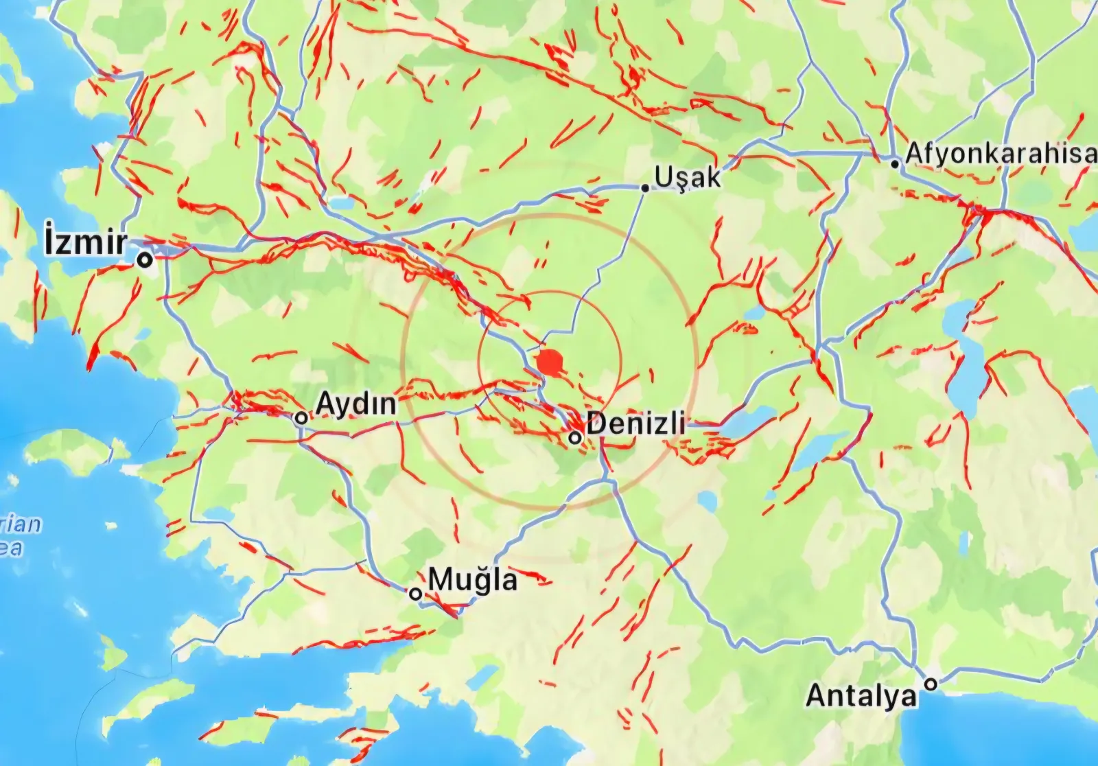 Denizli’de 5.1 Büyüklüğünde Deprem: Çevre İllerde de Hissedildi
