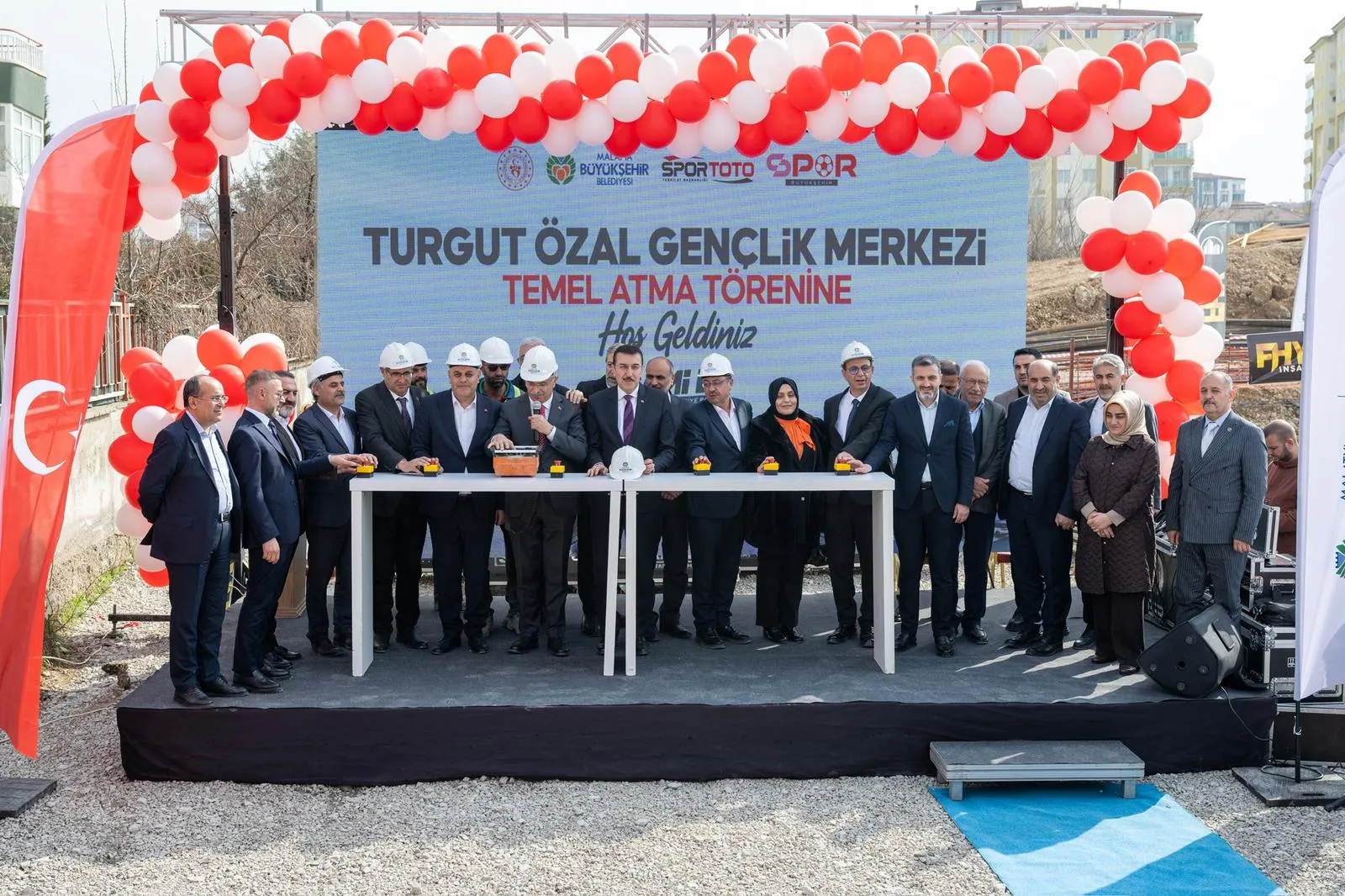 Turgut Özal Gençlik Merkezi’nin Temeli Atıldı: Malatya Sporun Merkezi Olma Yolunda