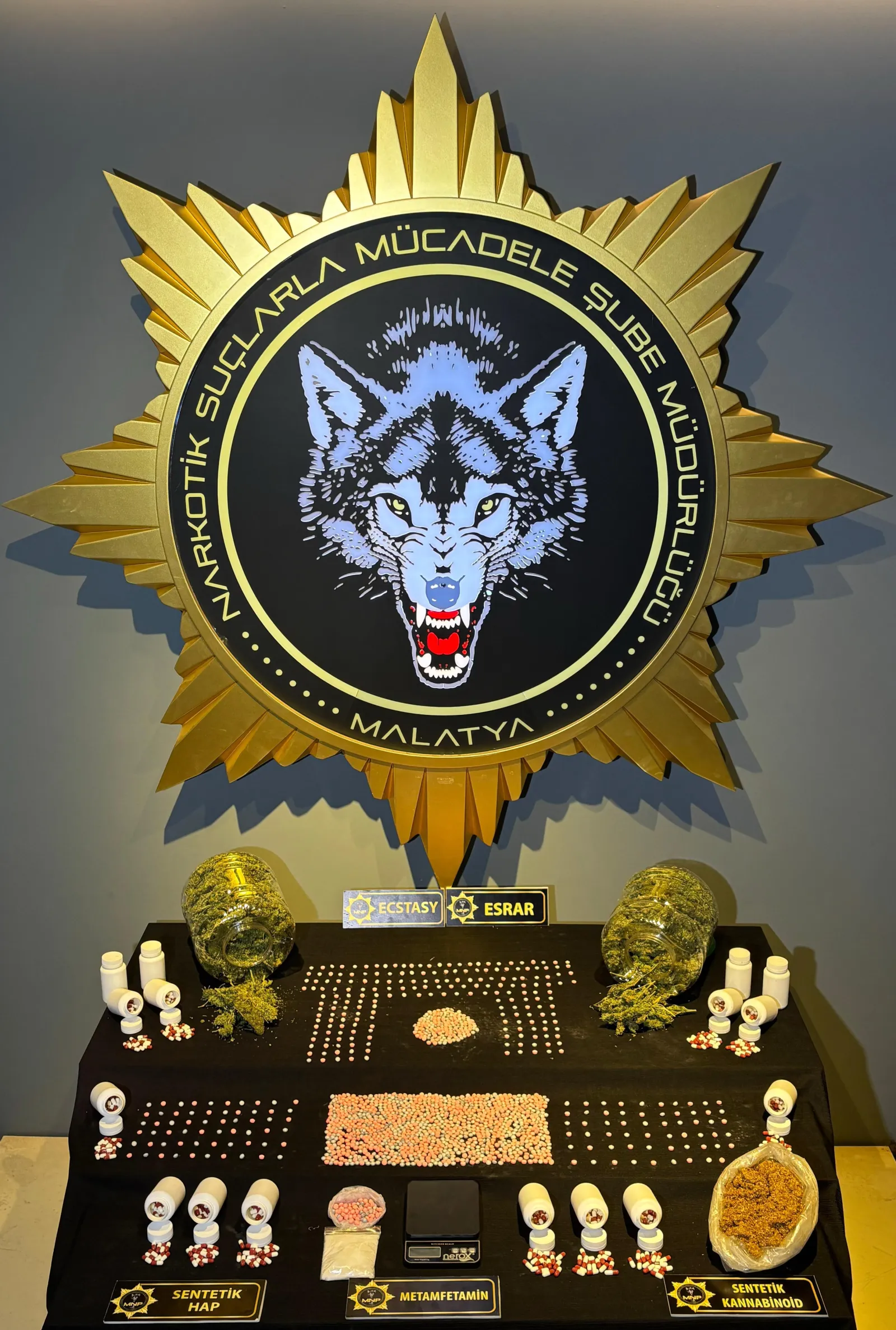 Malatya’da Narkotik Operasyonu: 6 Şüpheli Gözaltında, Binlerce Uyuşturucu Madde Ele Geçirildi