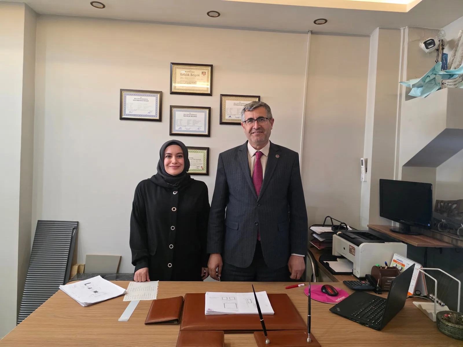 BBP Malatya İl Başkanı Yüksel Duman’a İş Yerinde Ziyaret